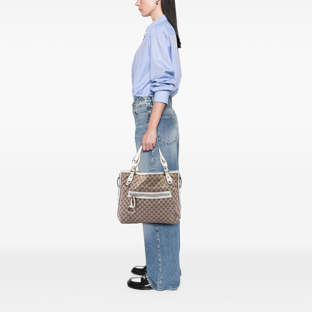 Pre-Loved Gucci GG Canvas Icon Bit Zip Tote - Picture 6 of 6